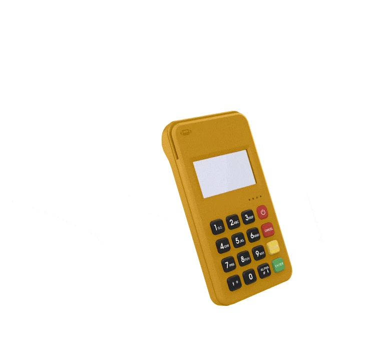 gif landing pos con tarjetas con blur de movimiento